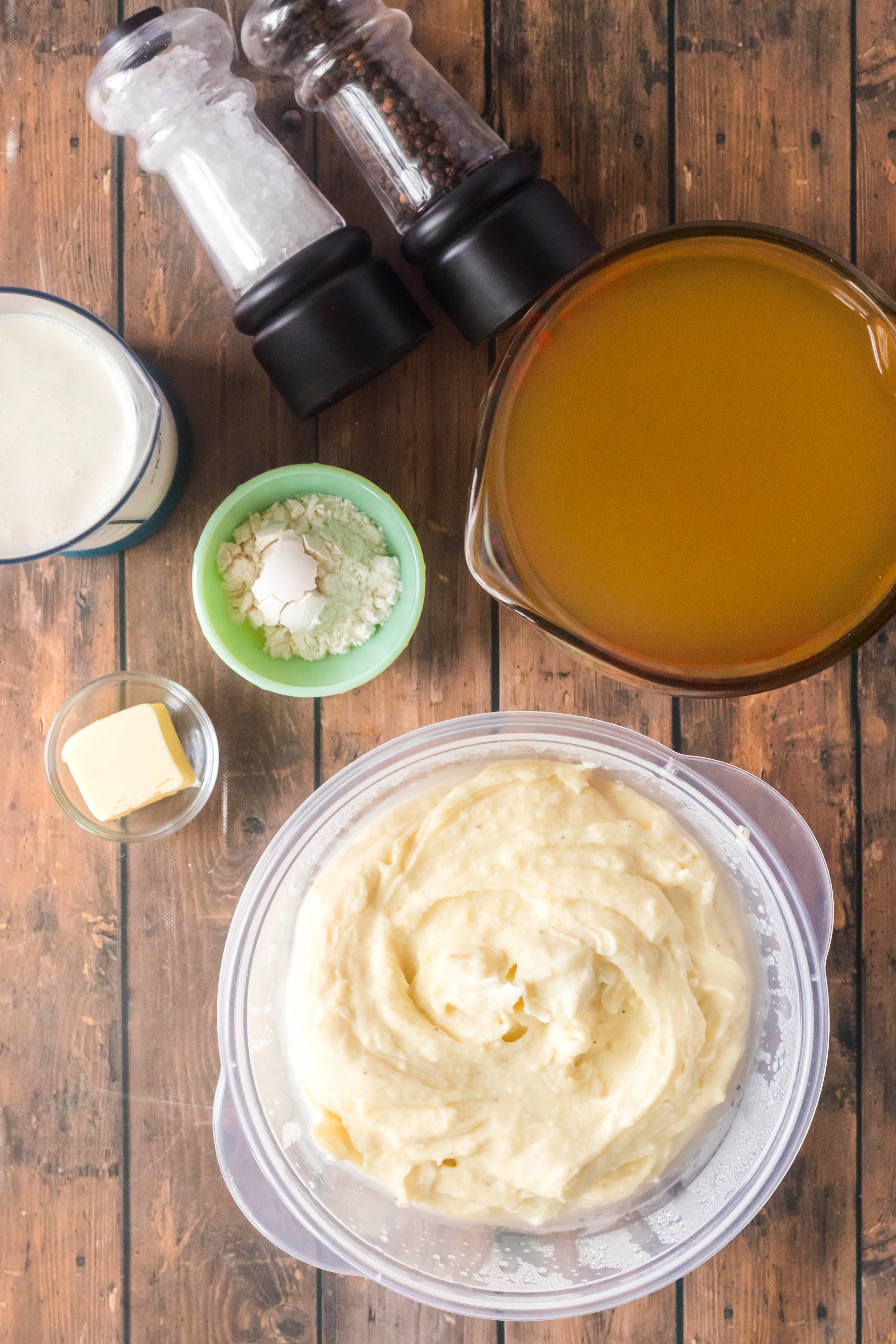 mashed potato soup ingredients