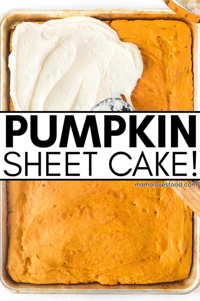 pumpkin sheet cake