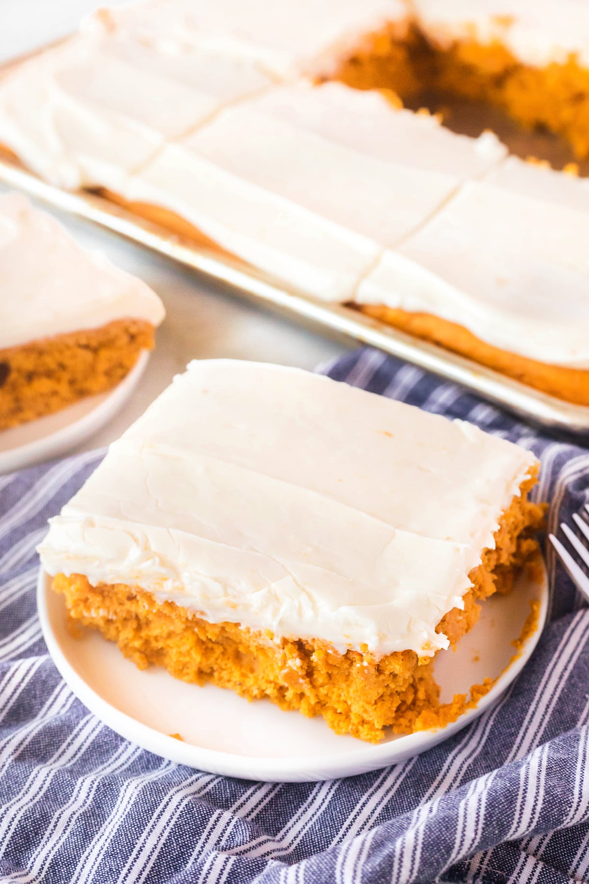 pumpkin sheet cake cream cheese frosting
