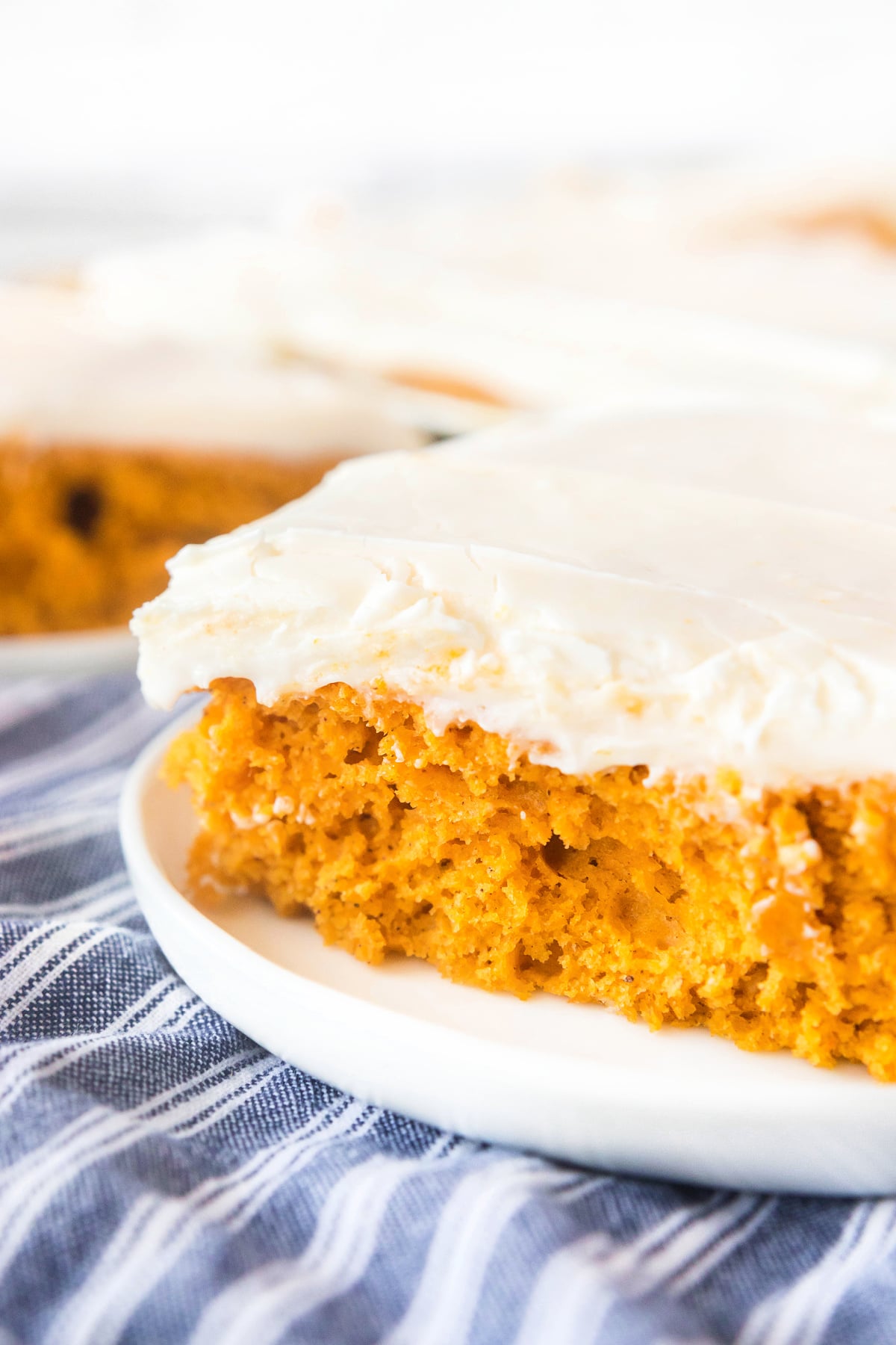 pumpkin sheet cake with cream cheese frosting