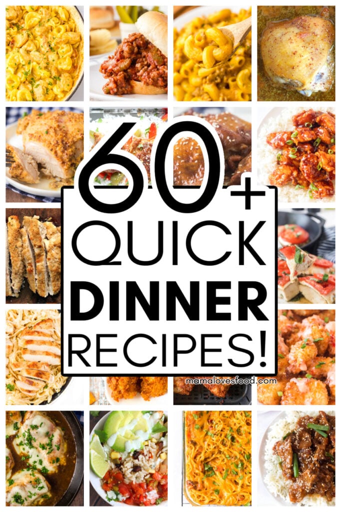 quick weeknight dinners