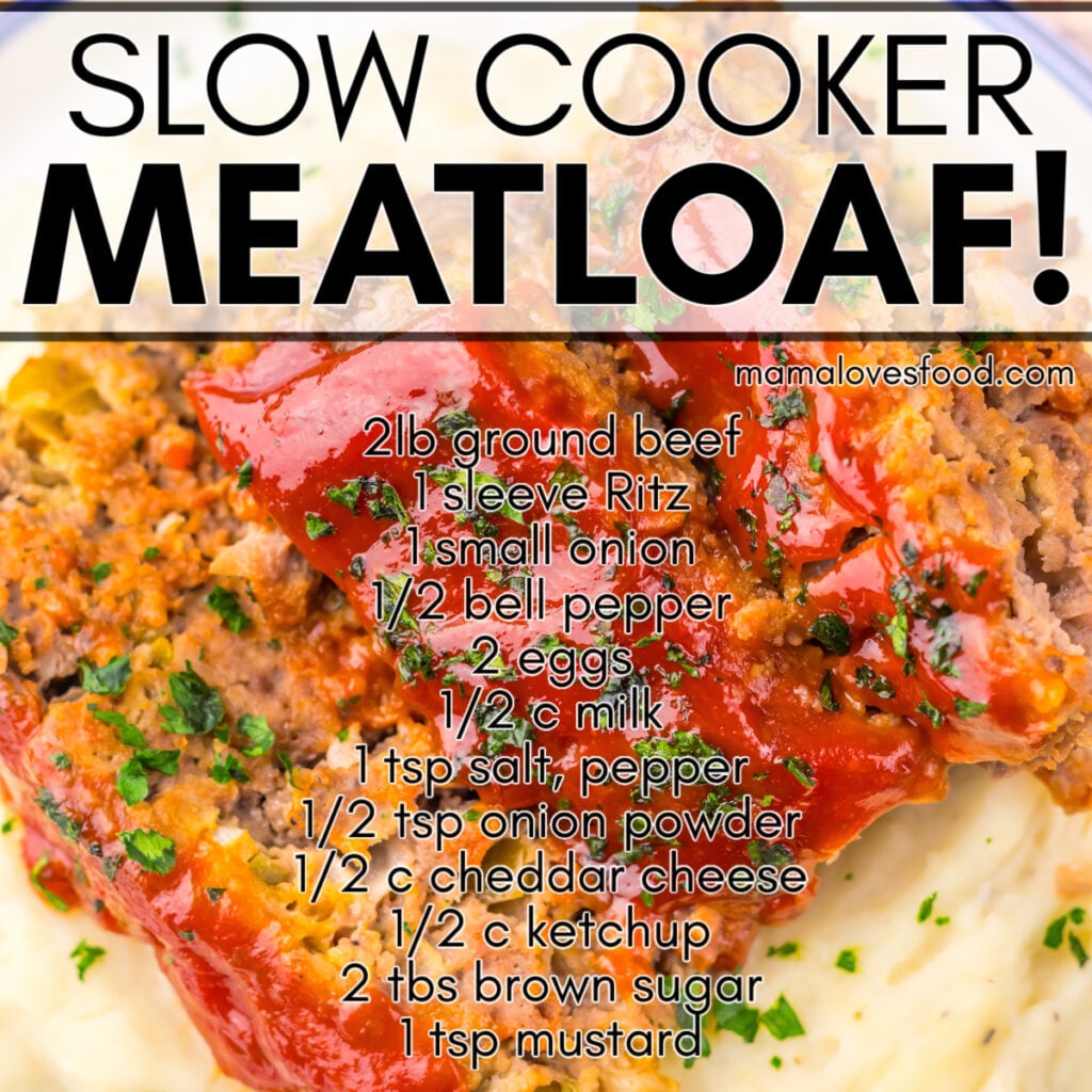 recipe crock pot meatloaf