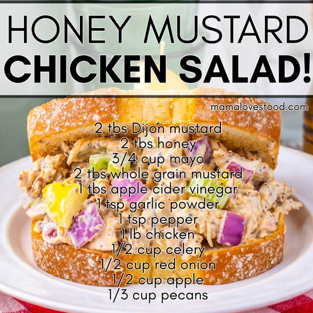recipe honey mustard chicken salad