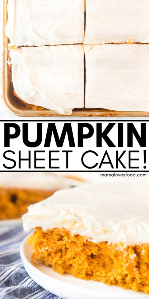 sheet cake pumpkin spice