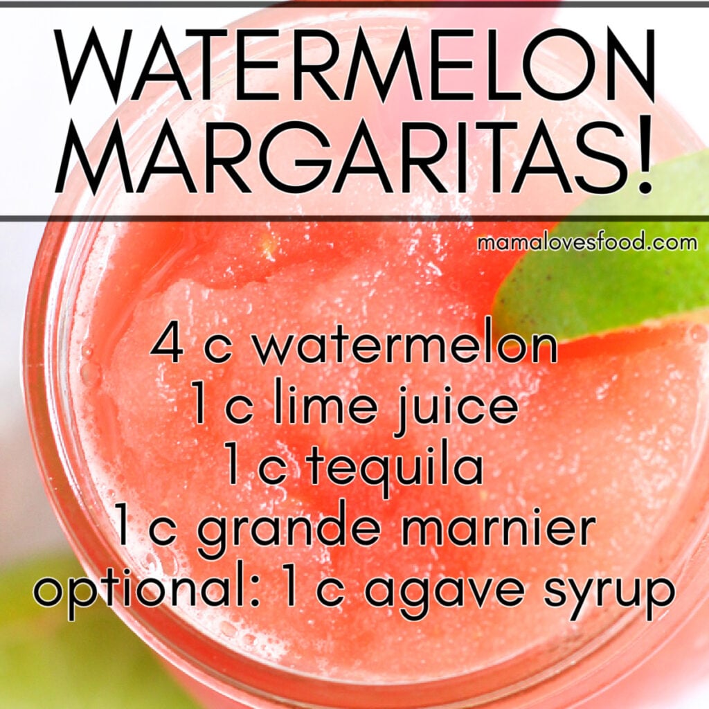 watermelon margaritas recipe